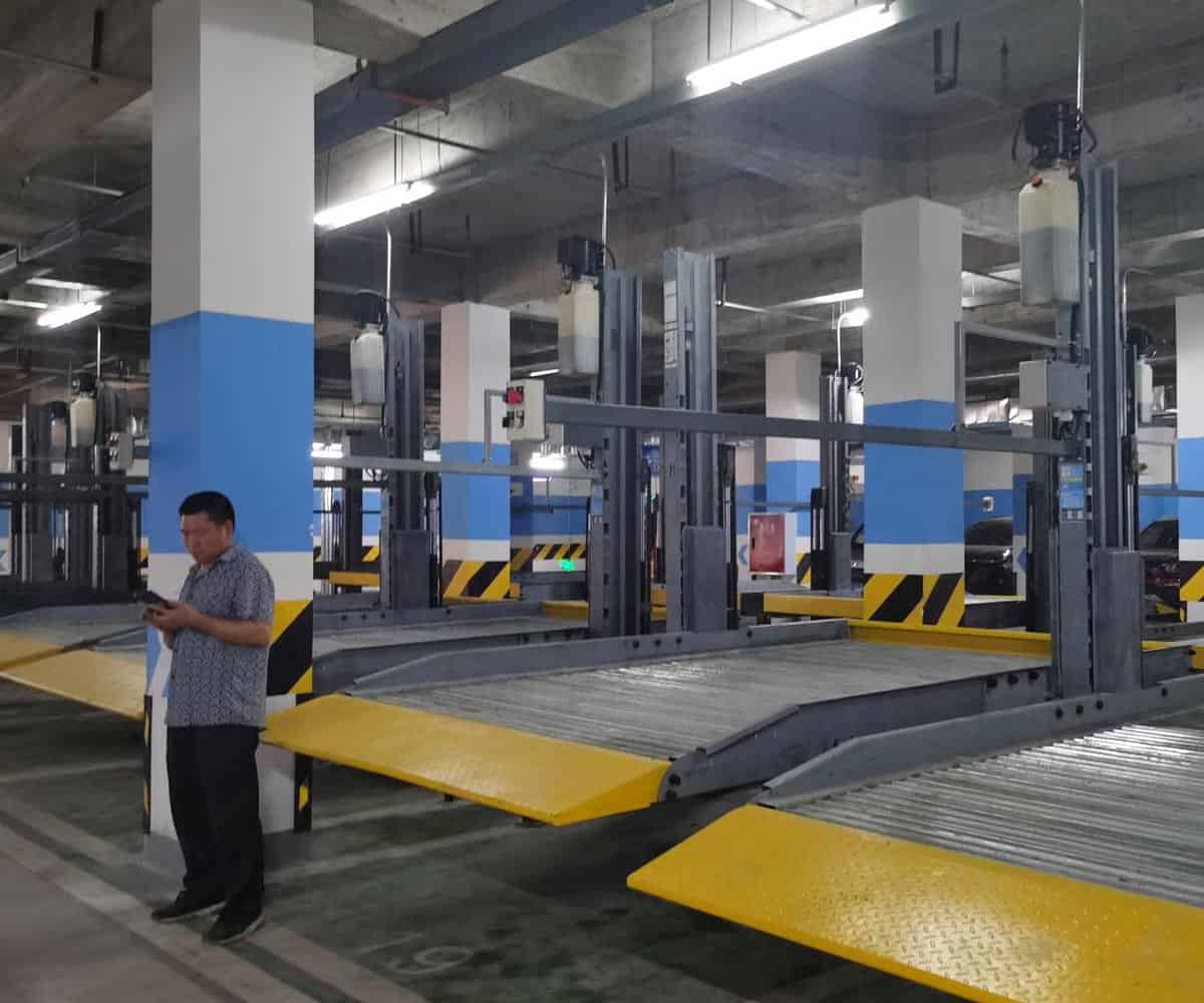 簡易式機械停車安裝